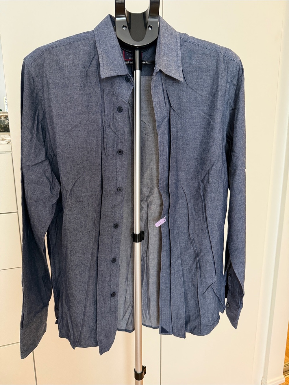 UNTUCKit Men's Blue Lightweight Shirt Jacket